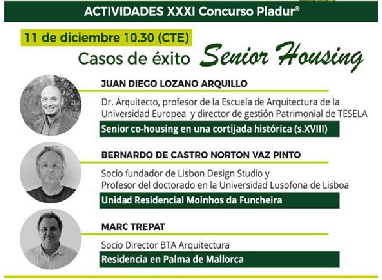 Actividades XXXI Concurso Pladur- Jornada Senior Housing