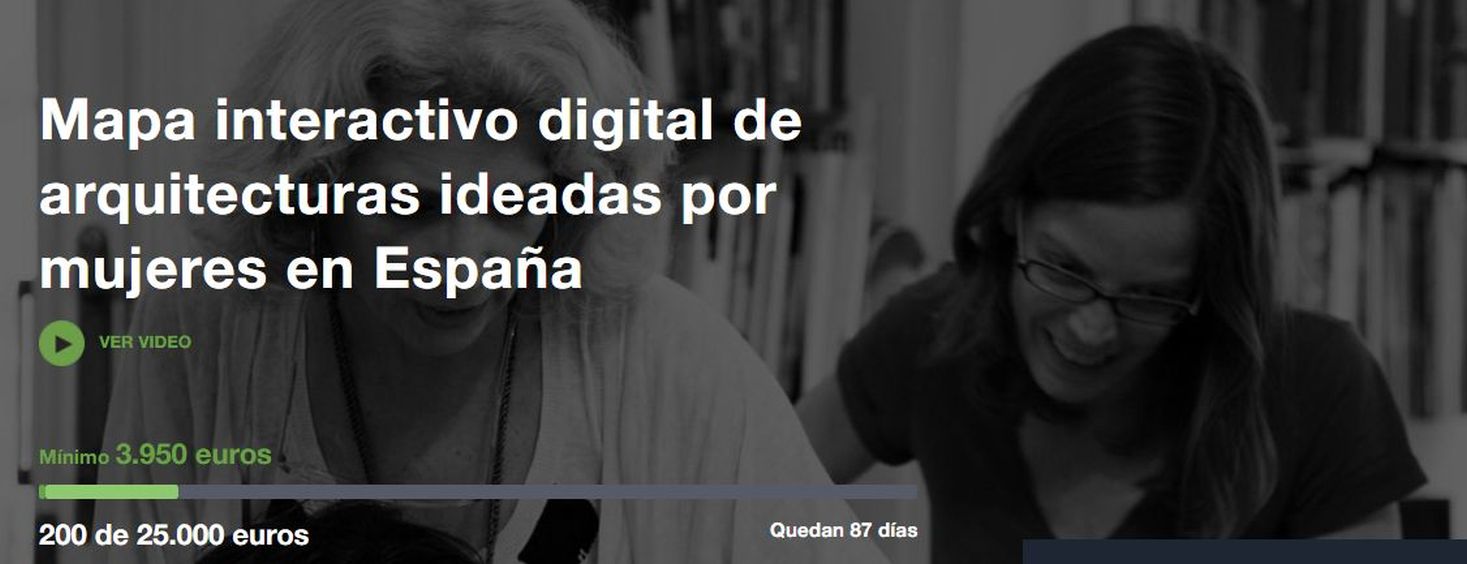 Mapa interactivo digital de arquitecturas ideadas por mujeres en España