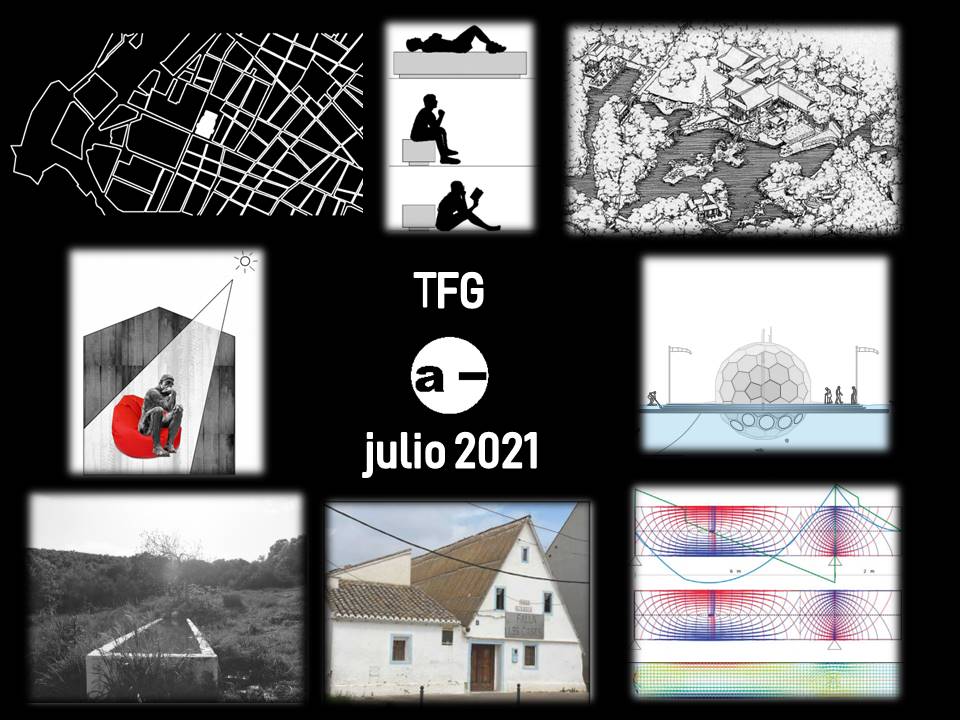 portadas de imágenes presentes en los TFG's presentados en julio