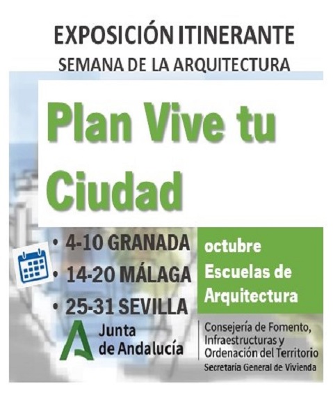 Cartel de presentación del Plan Vive tu Ciudad