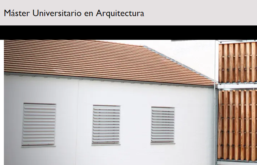 Escuela Técnica Superior de Arquitectura - ETSAG