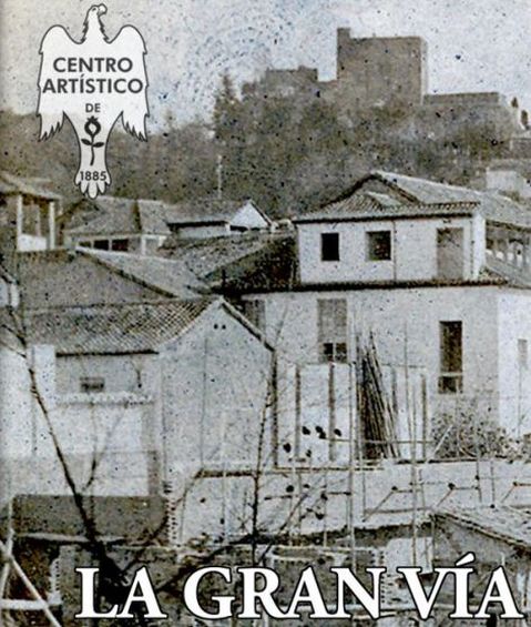 fotografía antigua Gran Vía de Granada