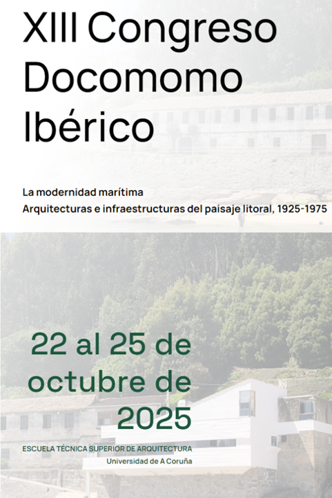 Cartel congreso Docomo ibérico de la ETSA coruña