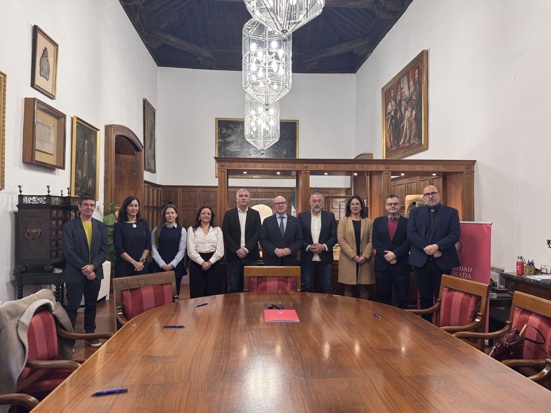 Representantes de las instituciones presentes en la Cátedra 