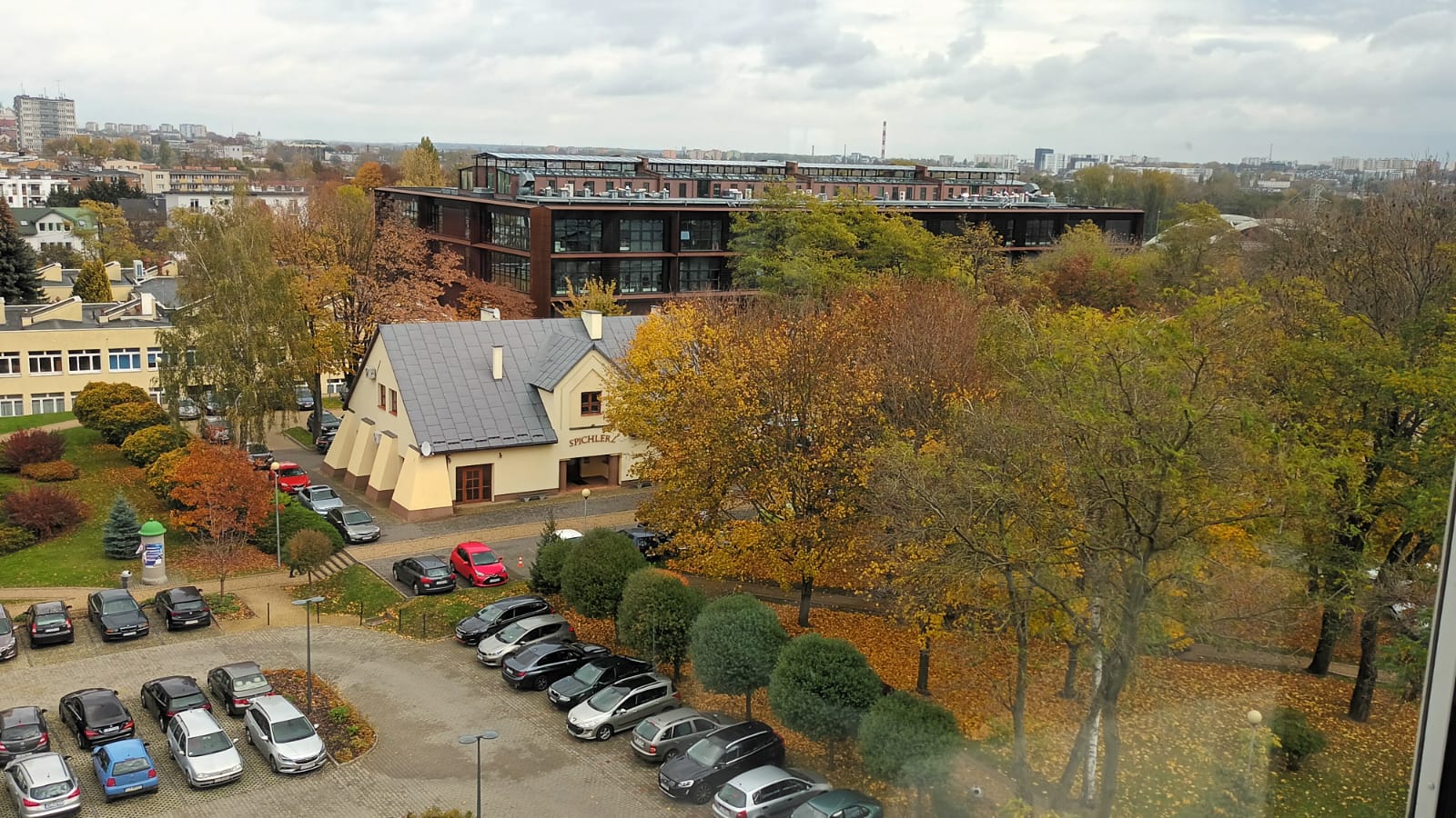 Vista aérea del Campus de la Lublin University of Technology