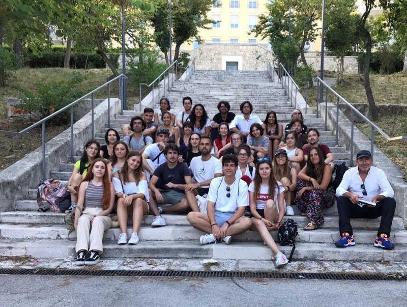 estudiantes participantes en el BIP Erasmus con Politecnico de Bari